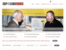 Tablet Screenshot of expolinkfairs.com